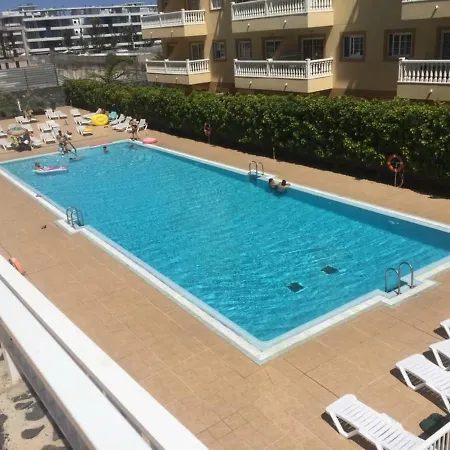 Tenerife Sur Junto A La Playa Con Piscina *