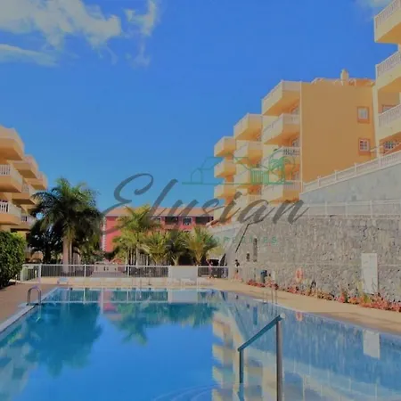 شقة Tenerife Sur Junto A La Playa Con Piscina بالم مار